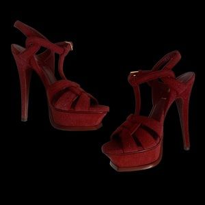 Yves Saint Laurent Tribute Platform Heels Size 35 1,095.00
